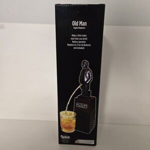 Spencers Old Man Battery Operated Liquor Dispenser Dad Father Gag Gift NEW